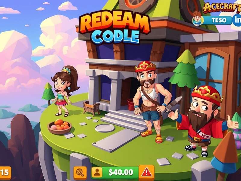 AceCraft Creators गेमिंग इंटरफेस