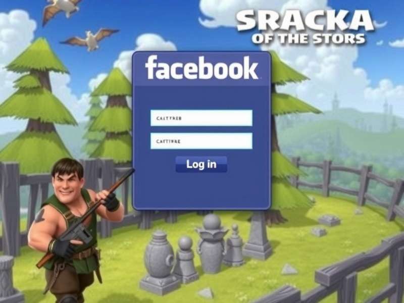 Facebook Login screen on a mobile device with Code ACE game in background