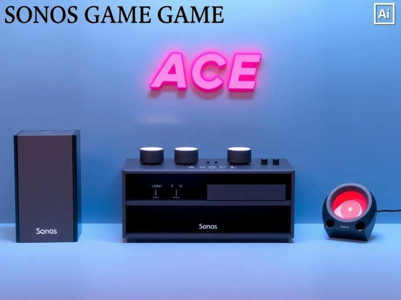 Premium wireless headphones on a dark background representing Sonos Ace