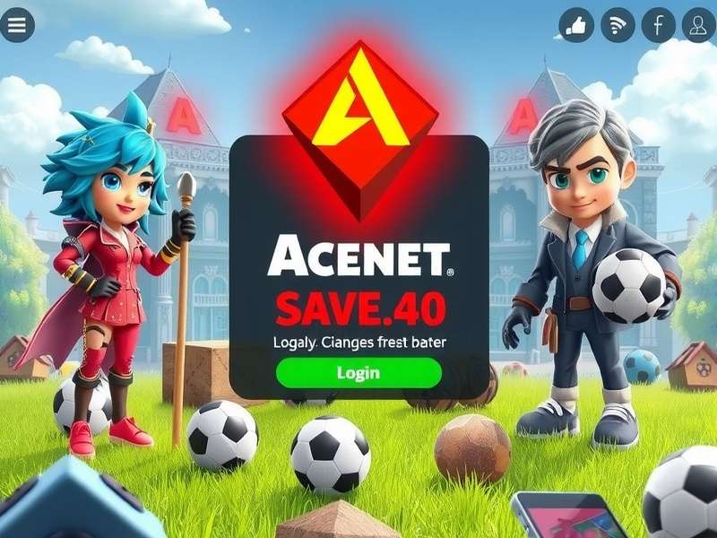 Diagram showing Acenet Ace Services login flow for Indian users