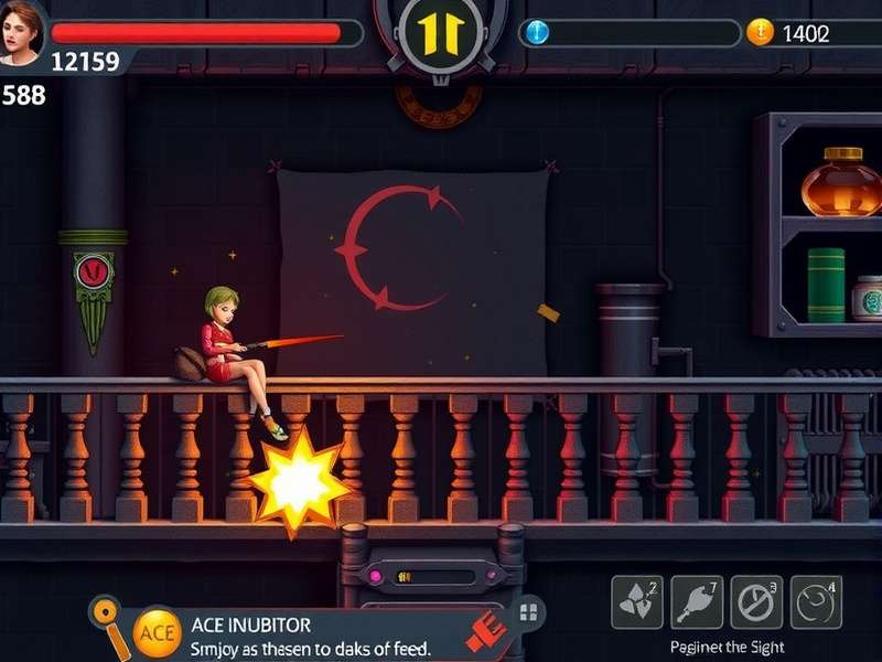 Visual representation of an Ace Inhibitor module with glowing circuits