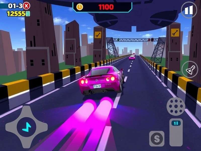 Code Ace Racer M I Nh T gameplay screenshot showing a high-speed race on an Indian-themed track with vibrant graphics.
