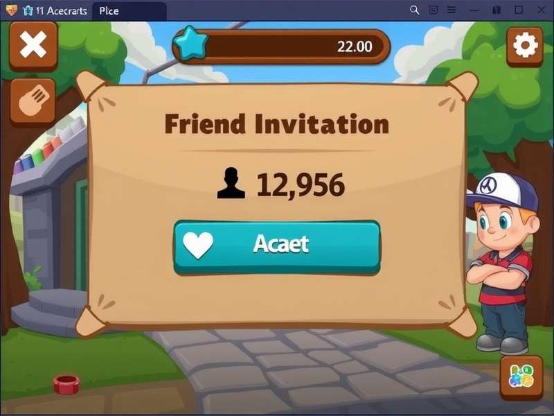Indian gamer playing Acecraft on mobile with friend invitation code interface
